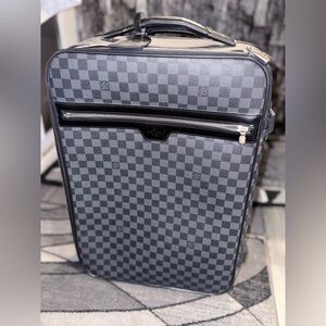 Louis Vuitton Pegase Business Rolling Case Damier Graphite Carry-On – Authentic